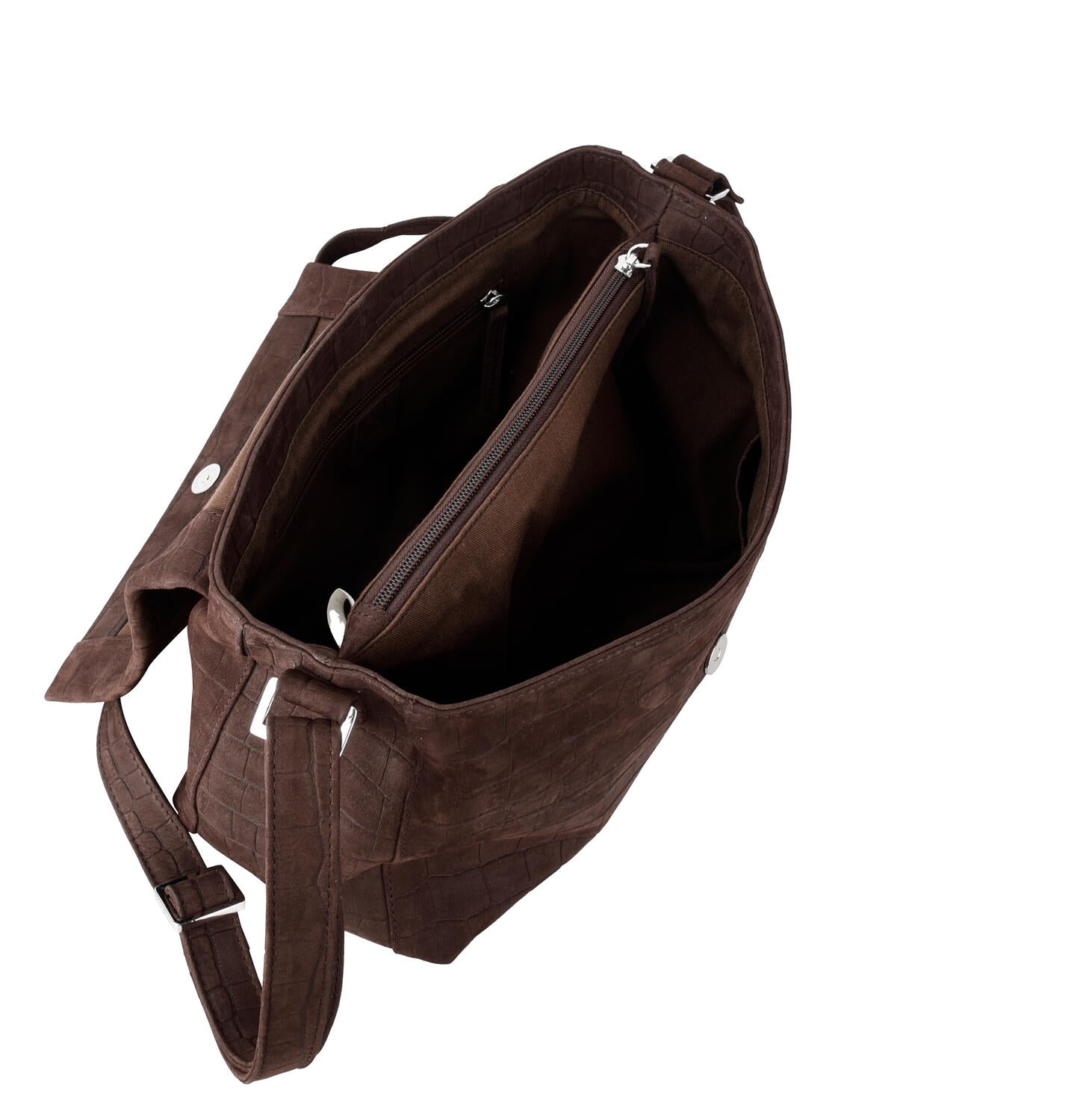 Capri Kelly skuldertaske - Chocolate
